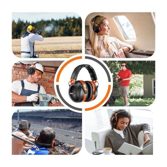 Tacklife NRR 28dB Shooters Hearing Protection Ear Muffs-HNRE1 - Picture 9 of 9